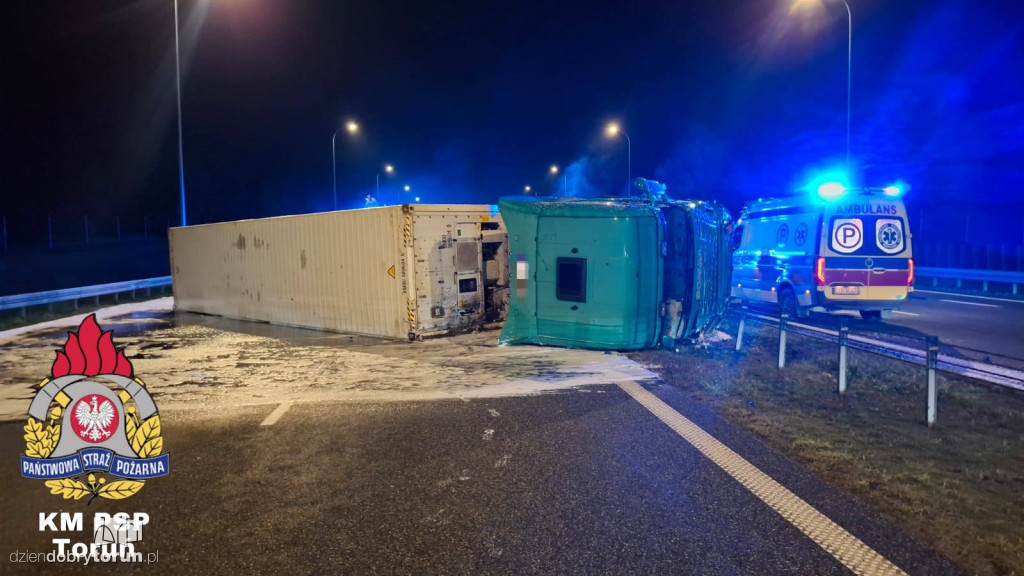 Groźny wypadek na autostradzie A1
