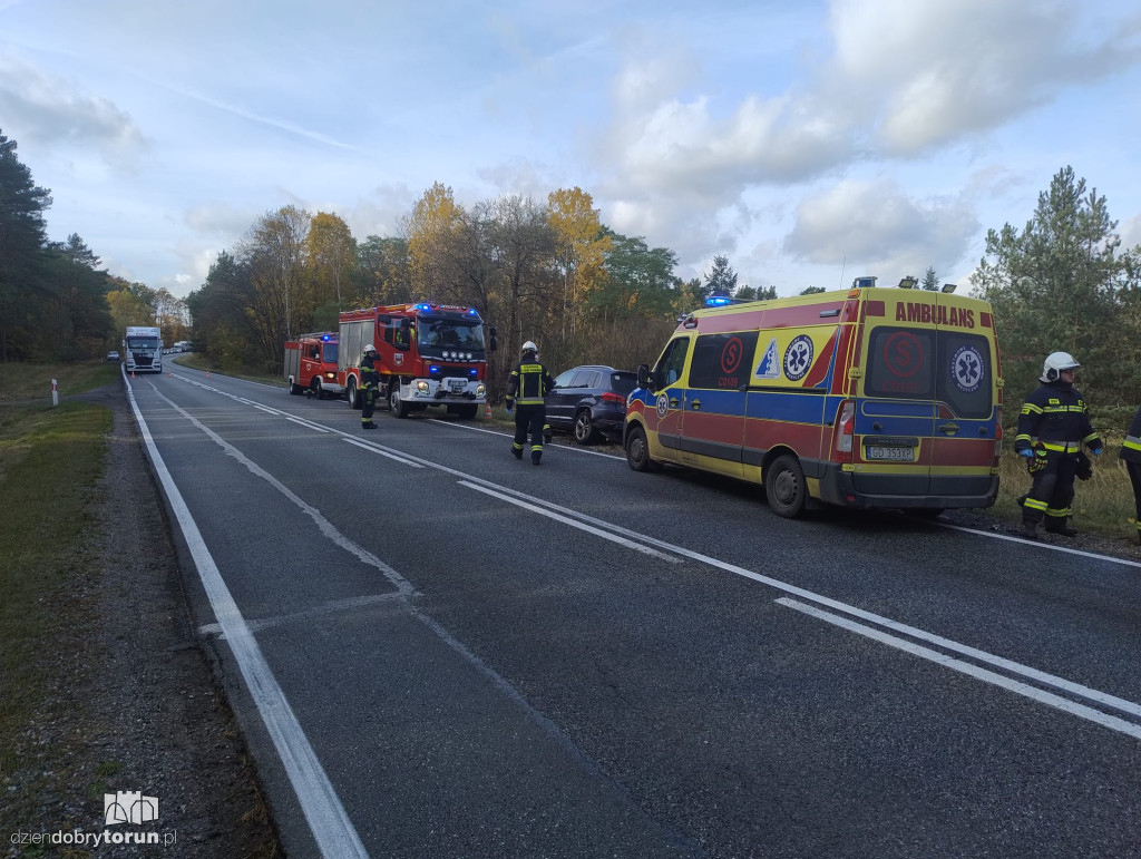Groźny wypadek na trasie Toruń-Bydgoszcz