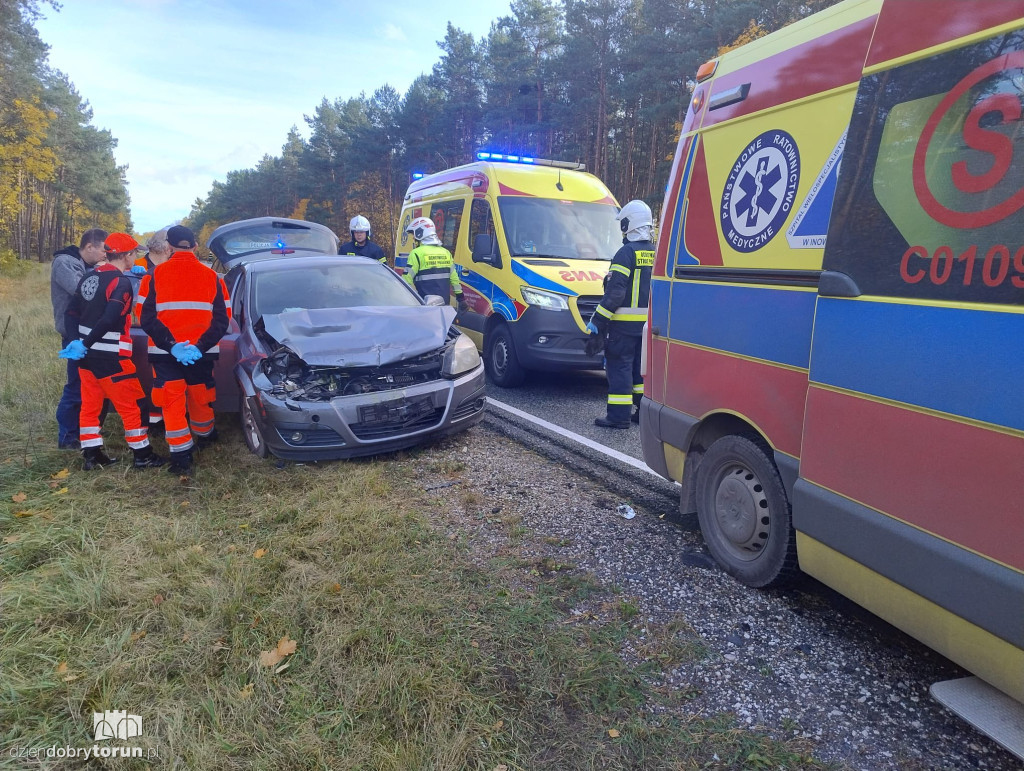 Groźny wypadek na trasie Toruń-Bydgoszcz