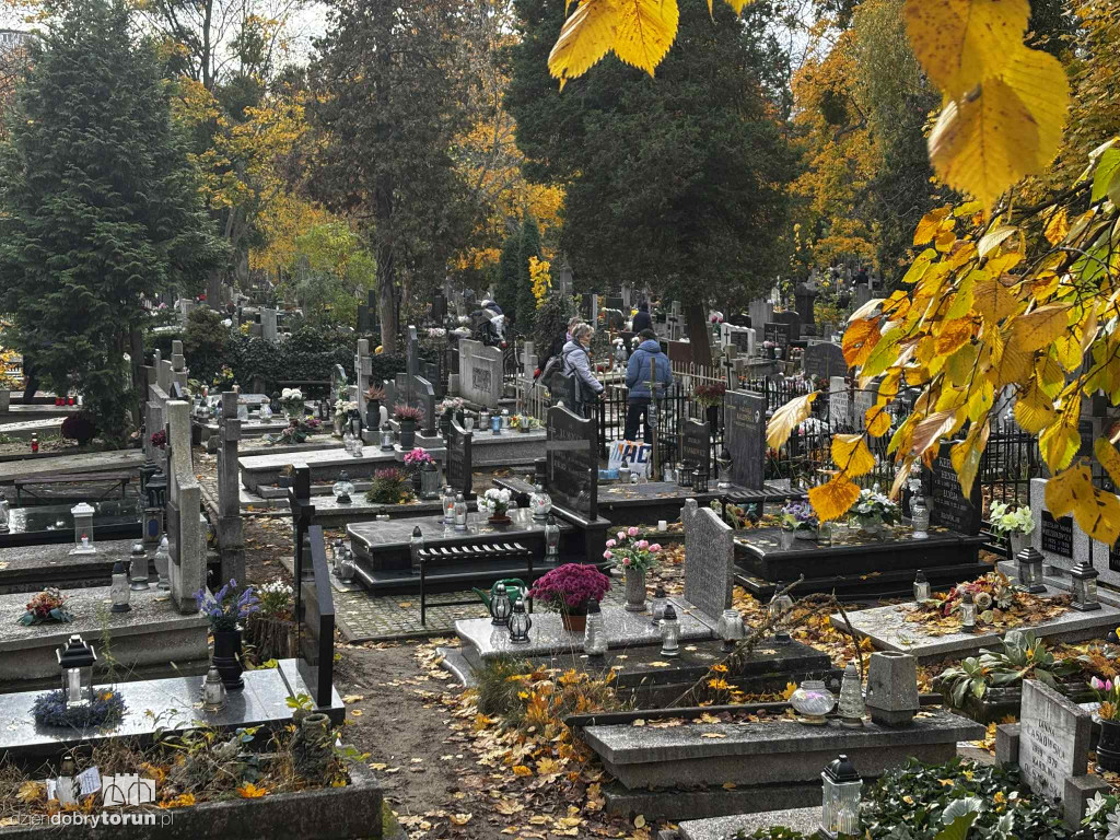 Przygotowania do 1 listopada na cmentarzu św. Jerzego