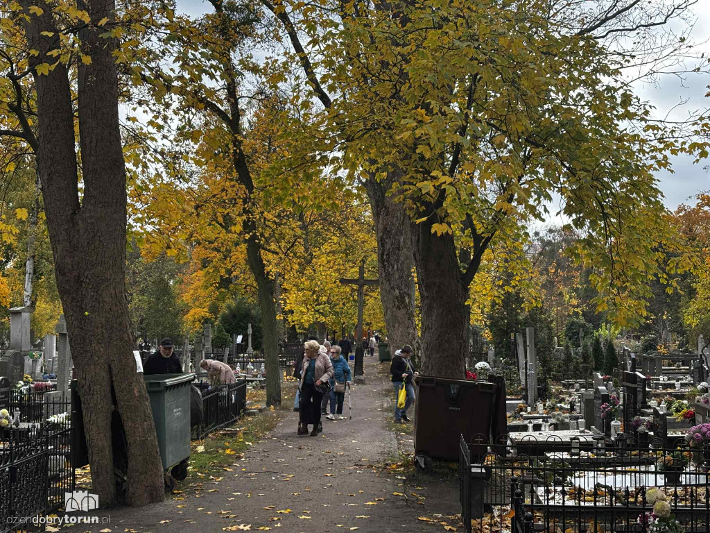 Przygotowania do 1 listopada na cmentarzu św. Jerzego