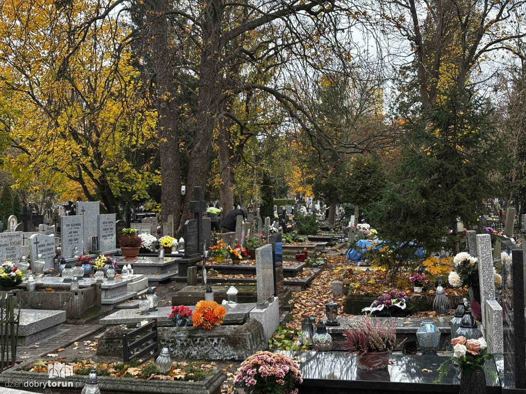 Przygotowania do 1 listopada na cmentarzu św. Jerzego