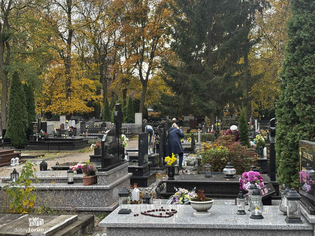 Przygotowania do 1 listopada na cmentarzu św. Jerzego