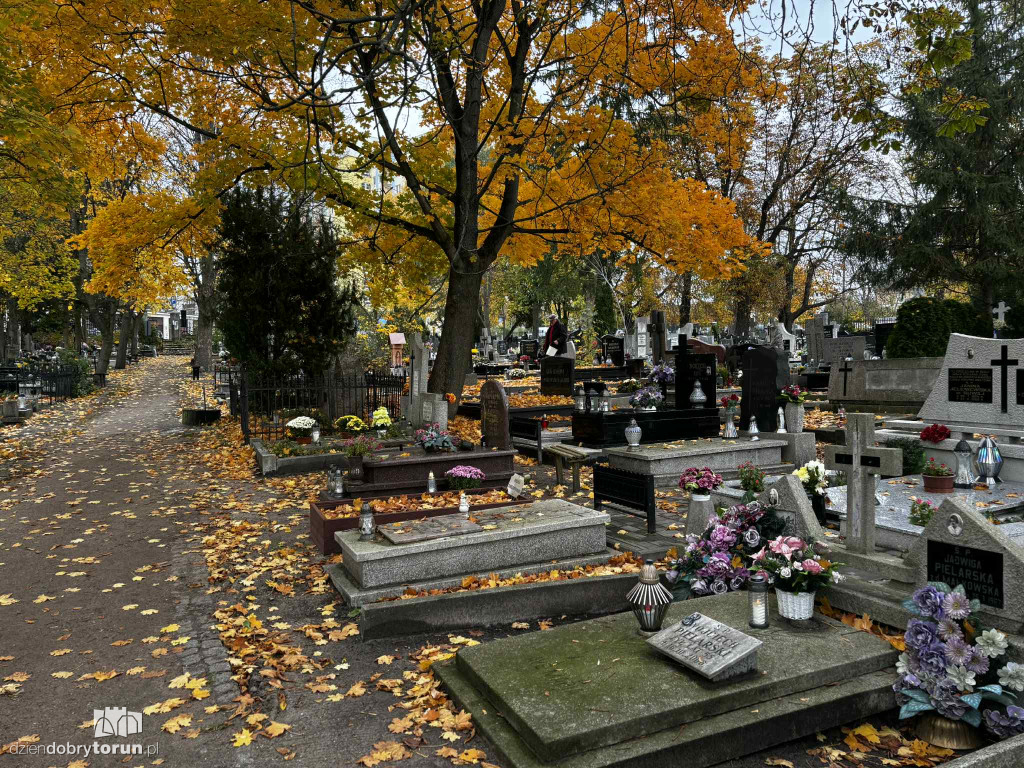 Przygotowania do 1 listopada na cmentarzu św. Jerzego