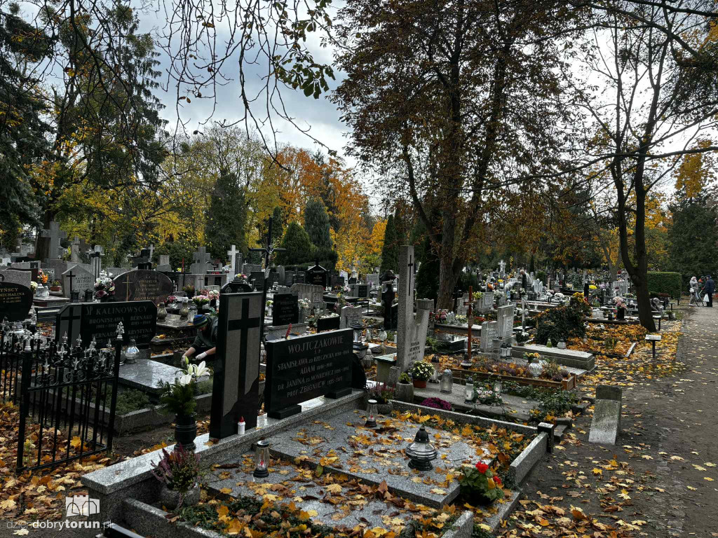 Przygotowania do 1 listopada na cmentarzu św. Jerzego