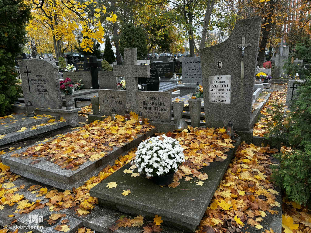 Przygotowania do 1 listopada na cmentarzu św. Jerzego