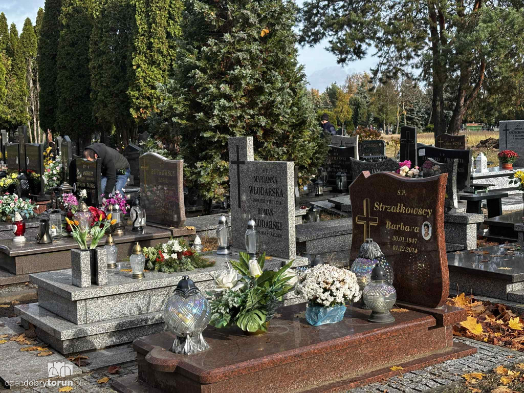 Cmentarz Centralny przed Dniem Wszystkich Świętych