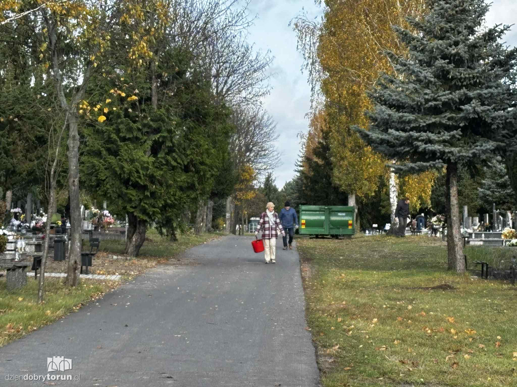 Cmentarz Centralny przed Dniem Wszystkich Świętych