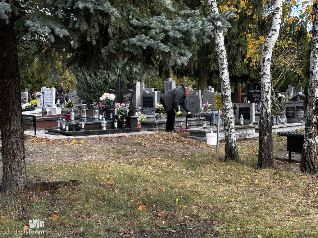 Cmentarz Centralny przed Dniem Wszystkich Świętych