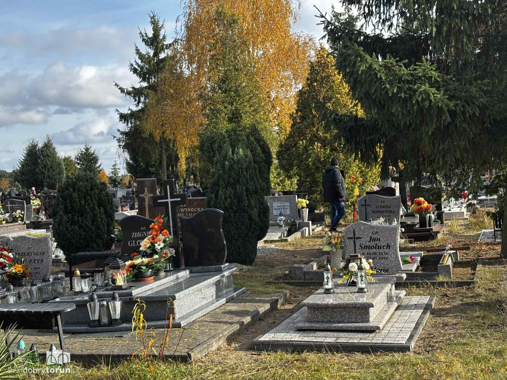 Cmentarz Centralny przed Dniem Wszystkich Świętych