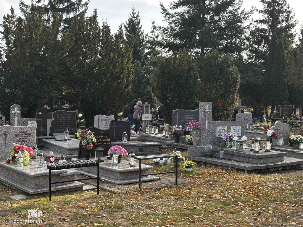 Cmentarz Centralny przed Dniem Wszystkich Świętych