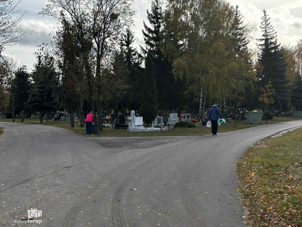 Cmentarz Centralny przed Dniem Wszystkich Świętych