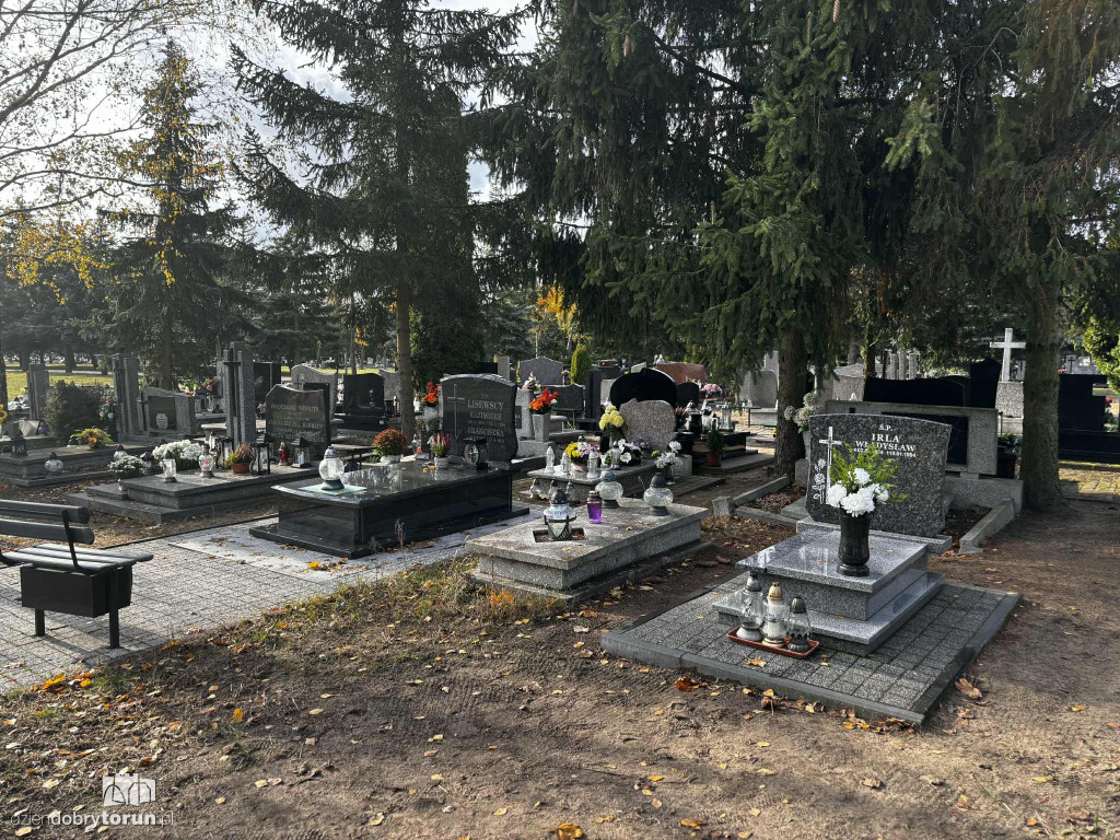 Cmentarz Centralny przed Dniem Wszystkich Świętych