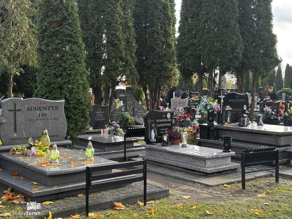 Cmentarz Centralny przed Dniem Wszystkich Świętych