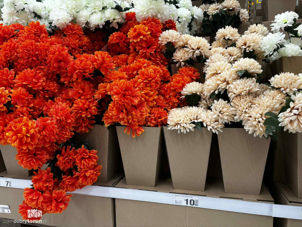 Wszystkich Świętych a popularny hipermarket. Jak z cenami?