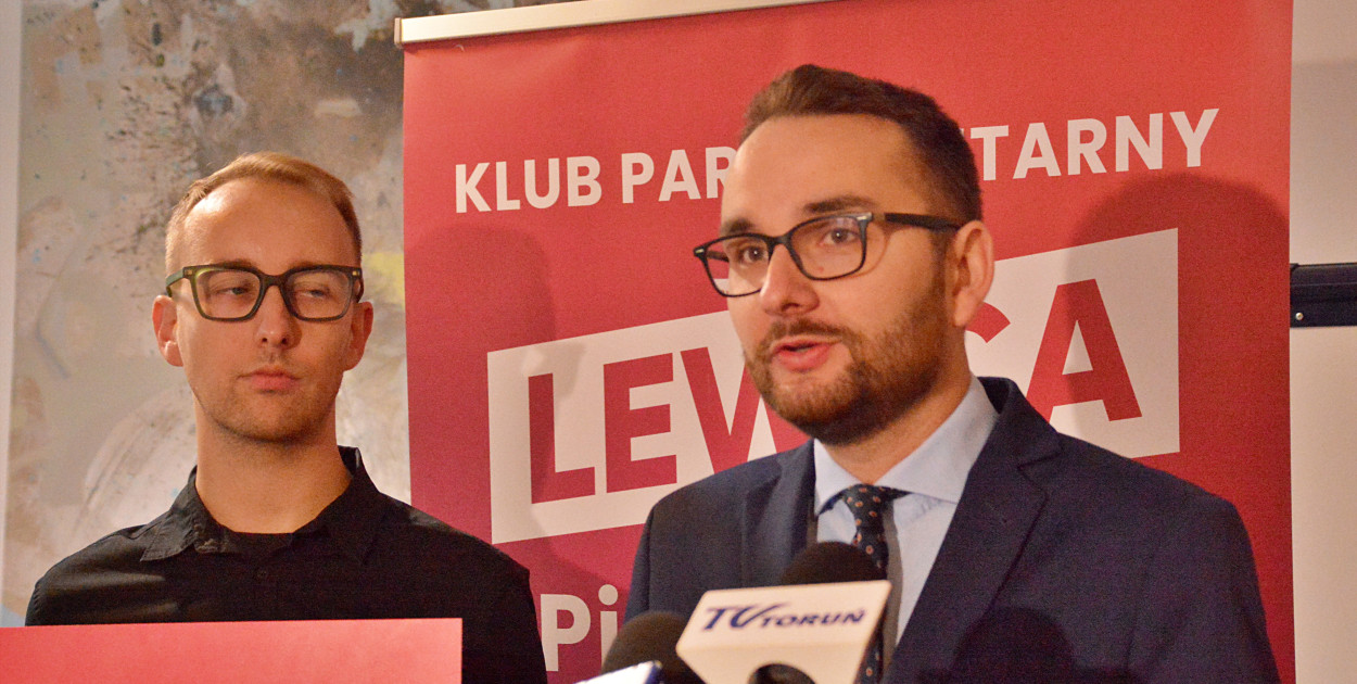 Konferencja prasowa Piotra Kowala