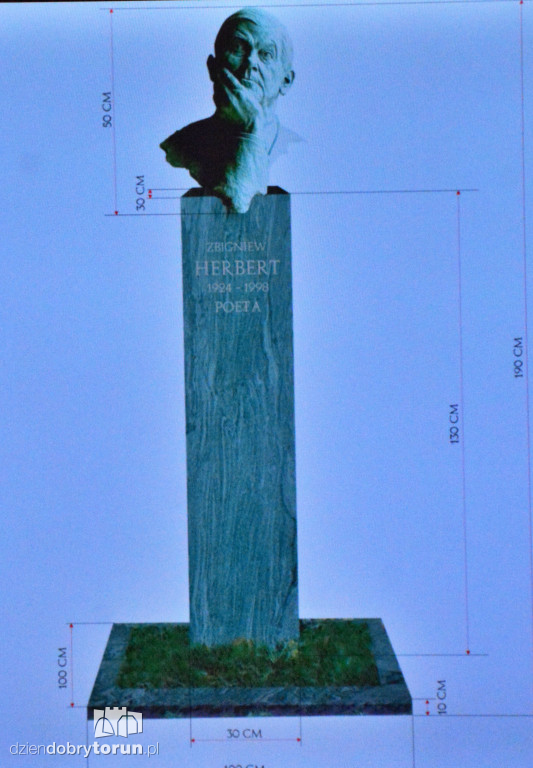 Konferencja prasowa dot. pomnika Herberta