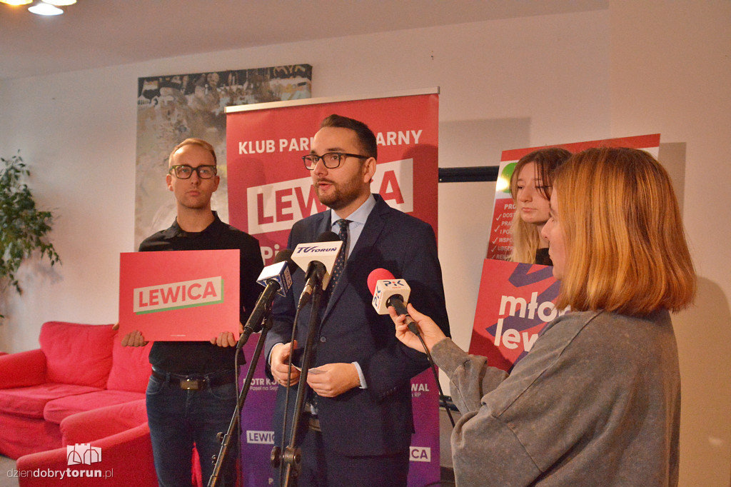 Konferencja prasowa Piotra Kowala