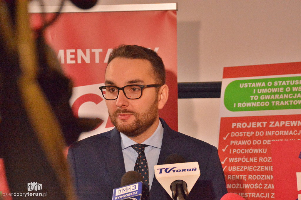 Konferencja prasowa Piotra Kowala