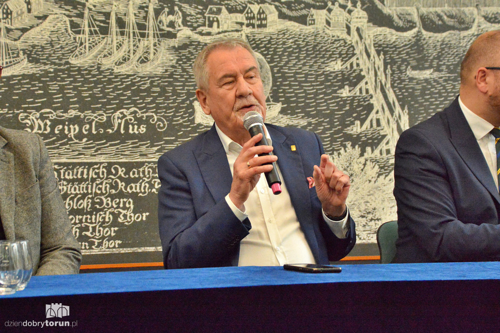 Konferencja prasowa dot. pomnika Herberta