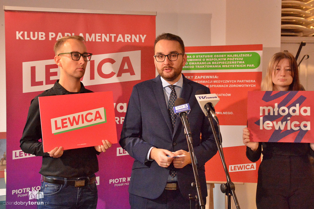 Konferencja prasowa Piotra Kowala