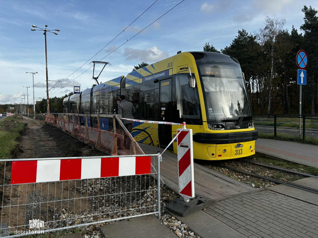 Remont torowiska na Skarpie