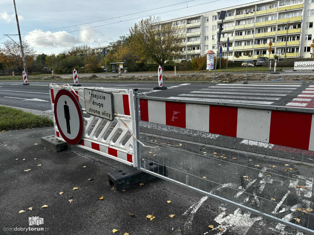 Remont torowiska na Skarpie