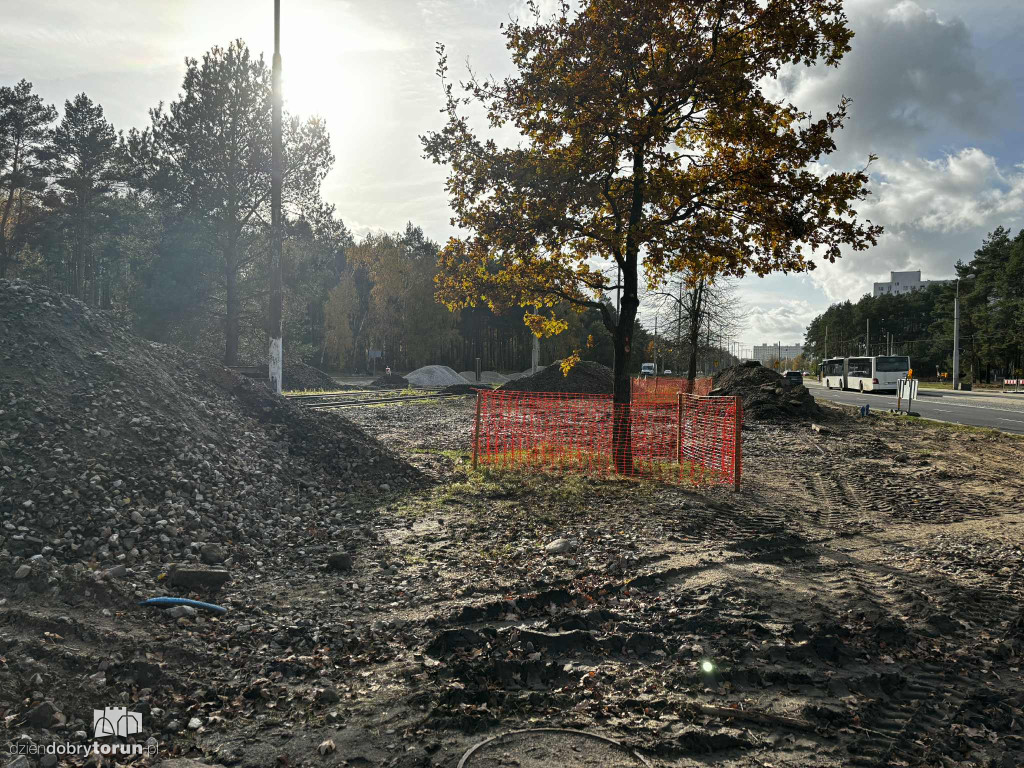 Remont torowiska na Skarpie