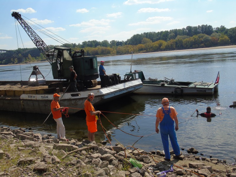 Wyciągnięcie wraka samochodu