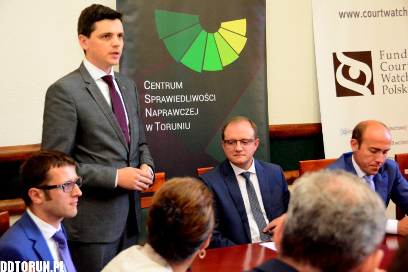 Minister sprawiedliwości w Toruniu