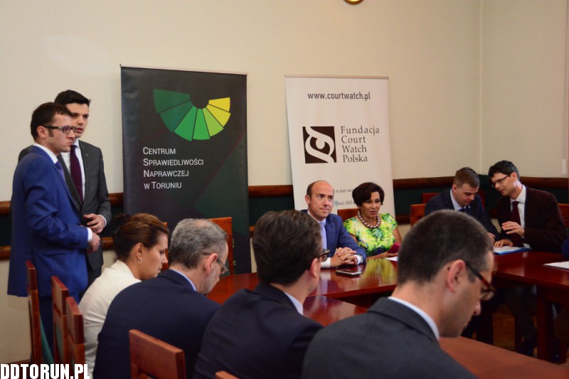 Minister sprawiedliwości w Toruniu