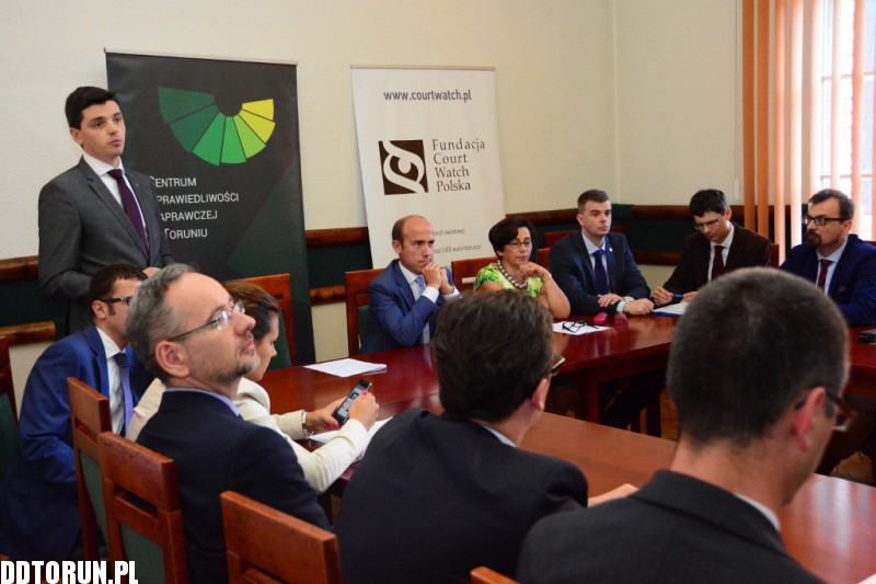 Minister sprawiedliwości w Toruniu