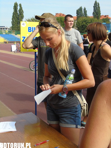 Wyścigi rowerkowe na stadionie
