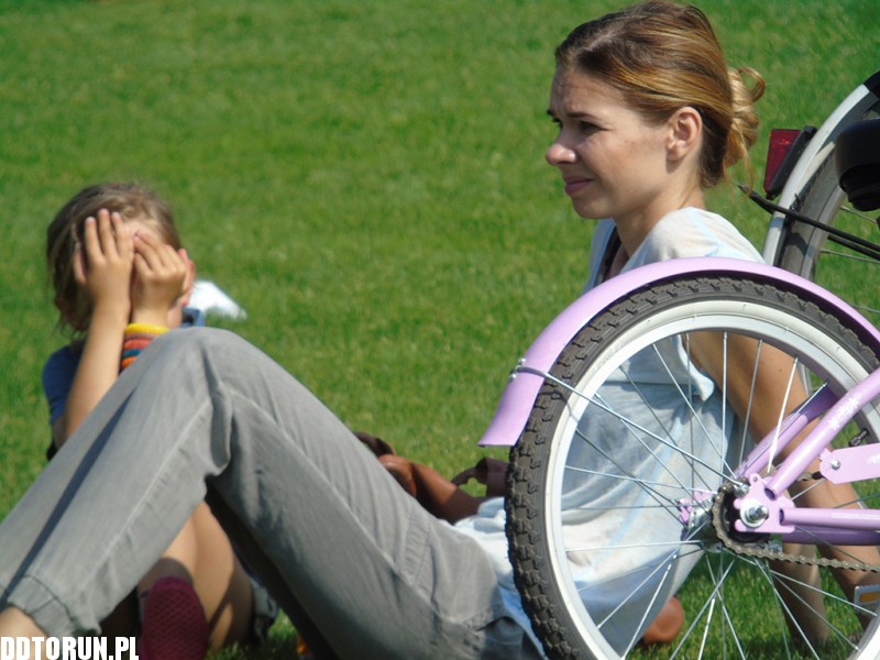 Wyścigi rowerkowe na stadionie