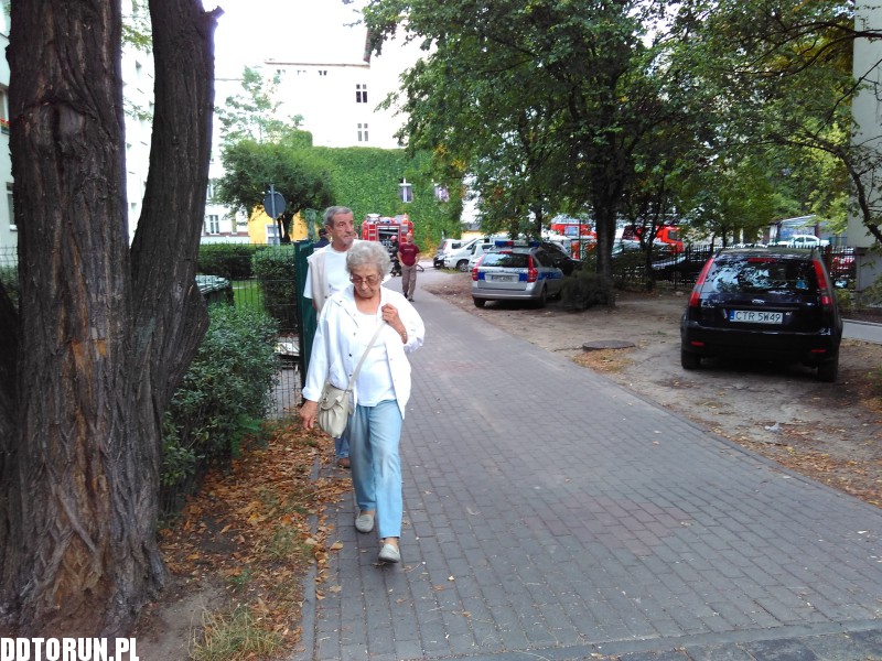 Pożar w kamienicy przy ul. Słowackiego
