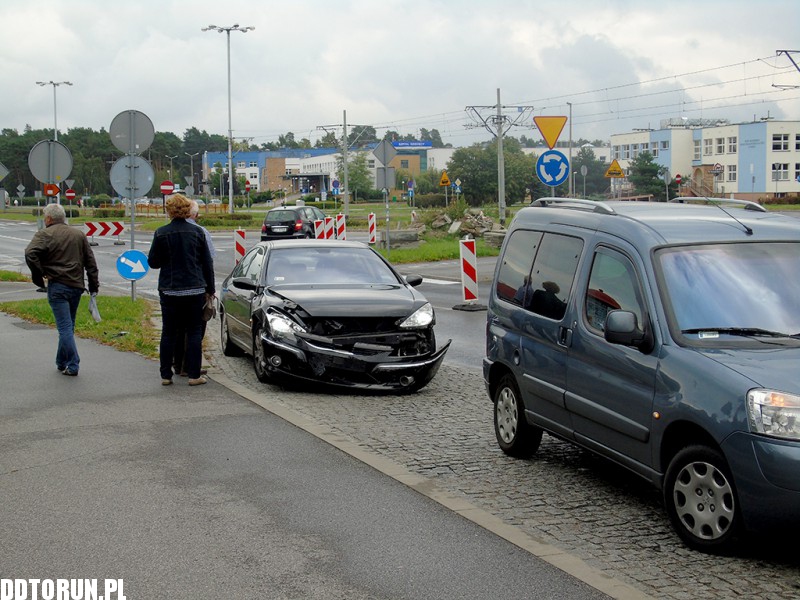 Kolizja na placu Honorowych Dawców Krwi