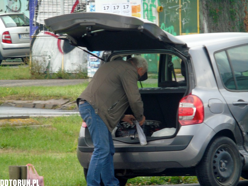 Kolizja na placu Honorowych Dawców Krwi