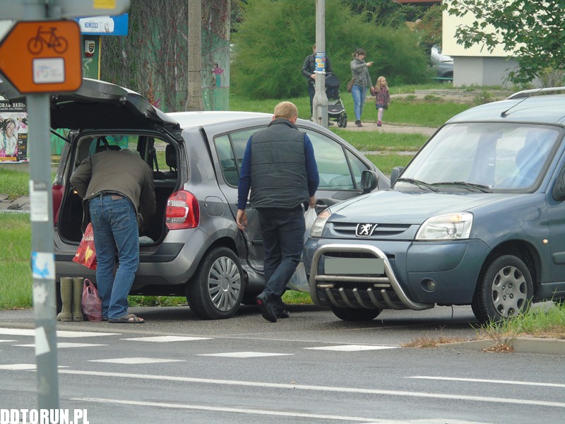 Kolizja na placu Honorowych Dawców Krwi