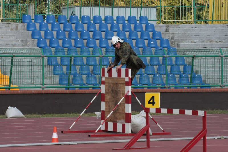 Strażacy rywalizowali na stadionie
