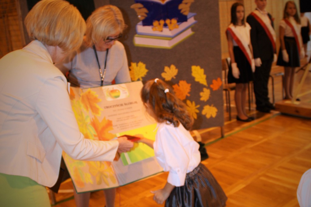Pasowanie pierwszaków w ZS nr 8