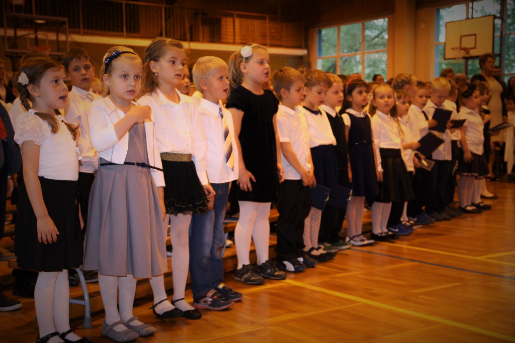 Pasowanie pierwszaków w ZS nr 8