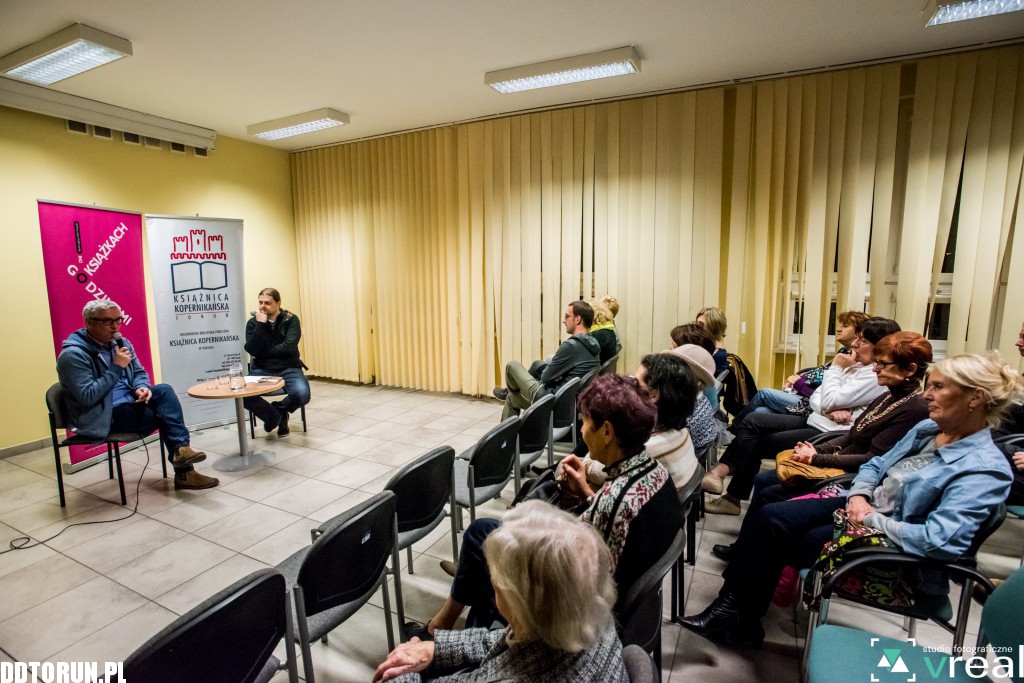 Artur Orzech w Książnicy Kopernikańskiej