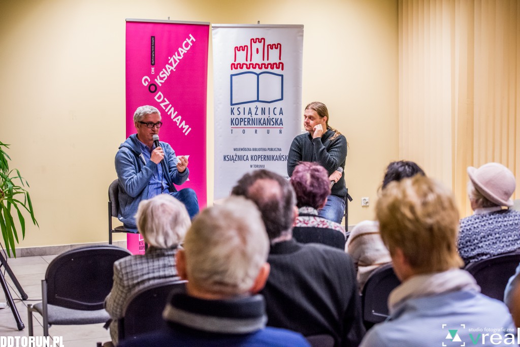 Artur Orzech w Książnicy Kopernikańskiej