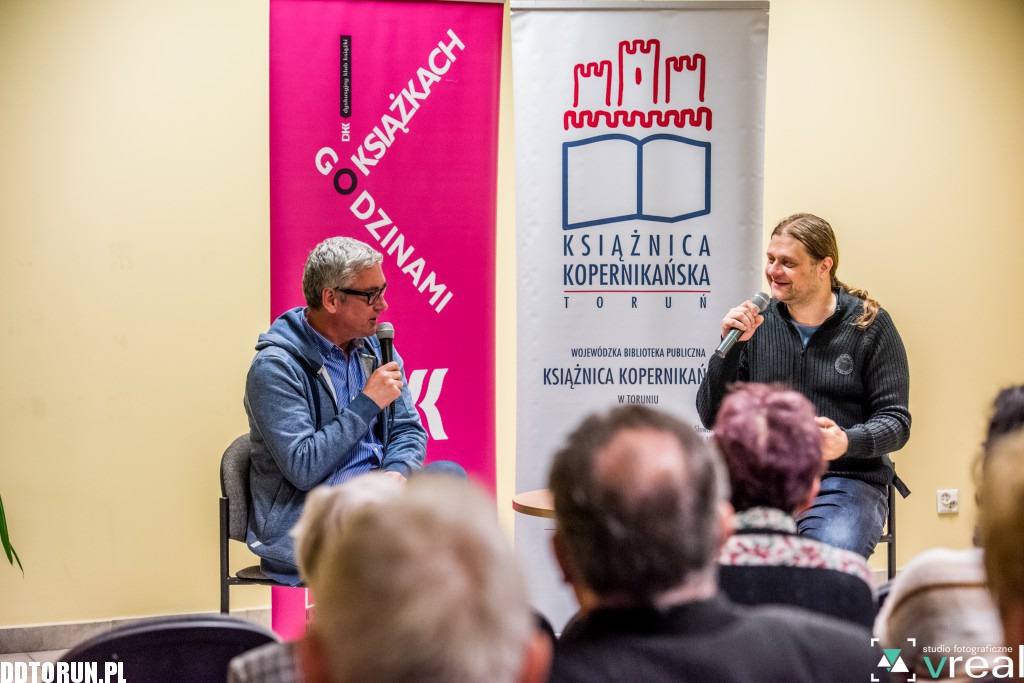 Artur Orzech w Książnicy Kopernikańskiej