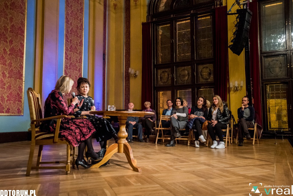 Olga Tokarczuk w Dworze Artusa