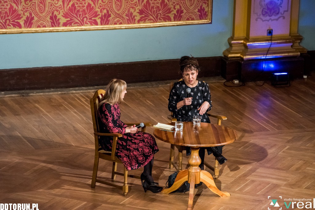 Olga Tokarczuk w Dworze Artusa