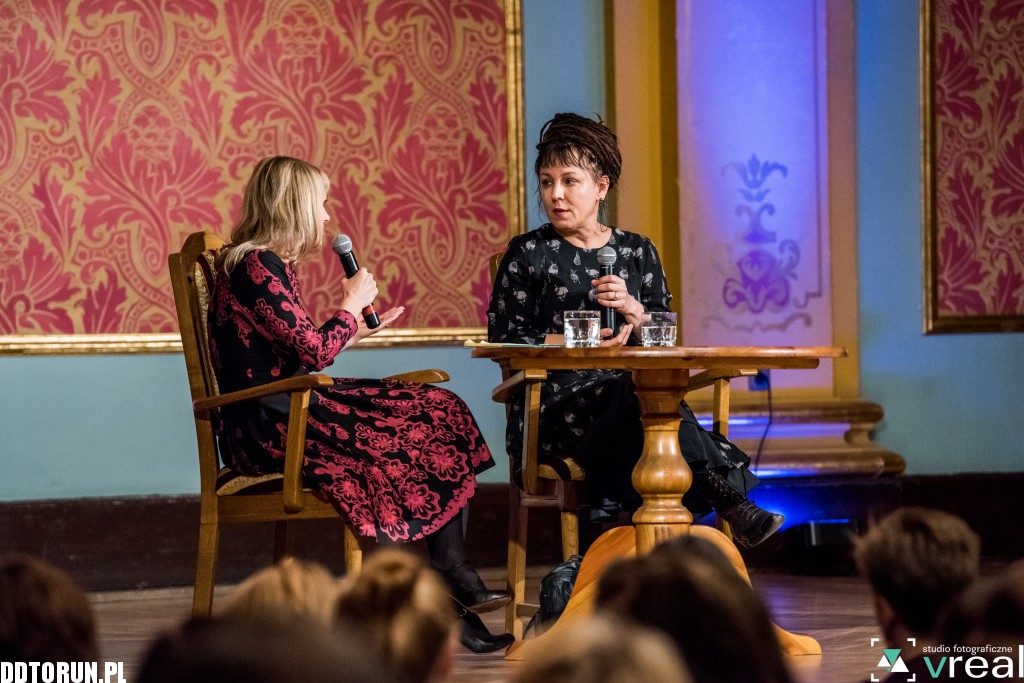 Olga Tokarczuk w Dworze Artusa