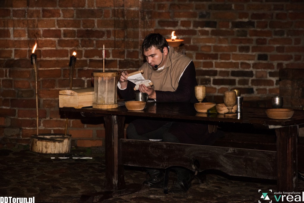 Inscenizacja historyczna w ruinach Zamku