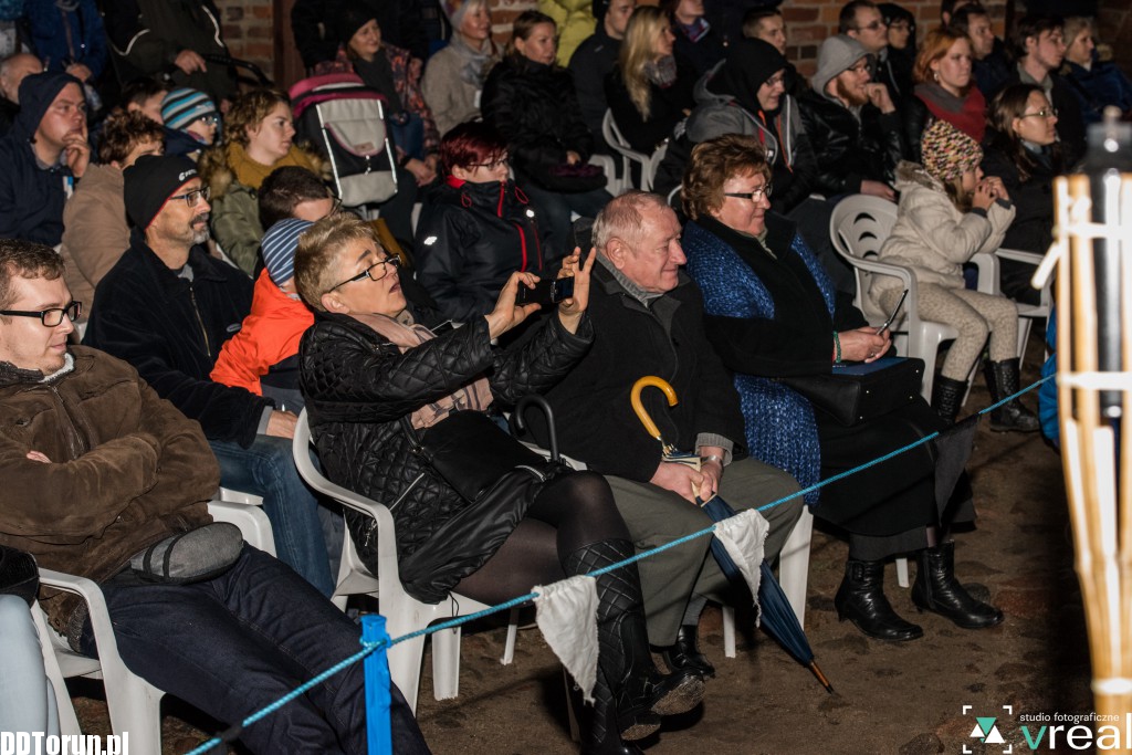 Inscenizacja historyczna w ruinach Zamku