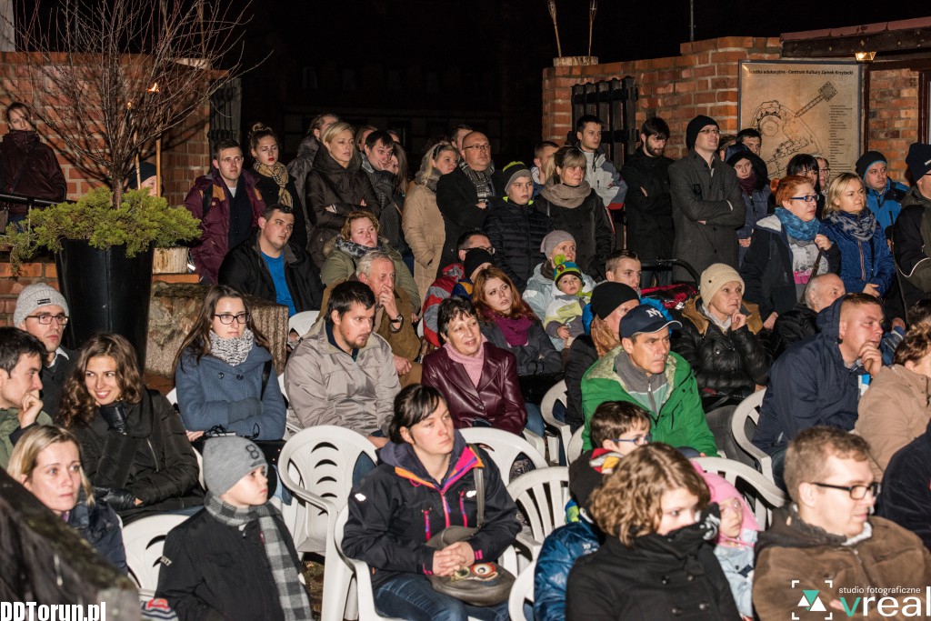 Inscenizacja historyczna w ruinach Zamku